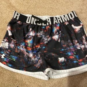 Under Armor athletic shorts. Size YXL. 3” inseam